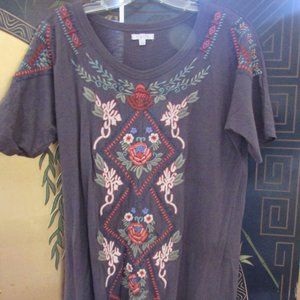 Caite Embroidered Casual Dress